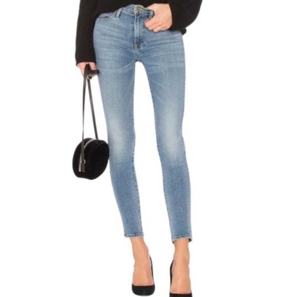 FRAME Le High Skinny High Waist Ankle Jeans - 27